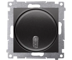 Kontakt-Simon Simon 54 Elektroninis durų skambutis (modulis) 230V matinė juoda DDS1.01/49