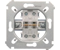 Kontakt-Simon Simon 54 dvigubas 10AX 250V mechanizmas (SW6 / 2M)