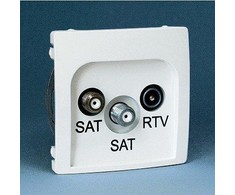 Kontakt Simon GN.SAT/SAT/RTV balta BMZAR+SAT3.1-P2/11