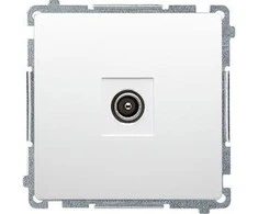 Kontakt-Simon Simon Basic R- TV antenos lizdas (galutinis, baltas) (BMAK3.01 / 11)