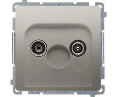 Kontakt-Simon Simon Basic R- TV antenos lizdas (BMZAR1 / 1.01 / 29)