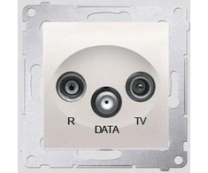 Kontakt-Simon SIMON54 RTV / SAT 1d B antenos lizdas galutinis kremas - DASK.01 / 41