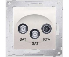 Kontakt-Simon SIMON54 SAT / SAT / RTV antenos lizdai - DASK2.01 / 41