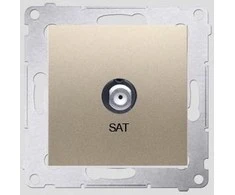 Kontakt-Simon SIMON54 SAT antenos lizdas auksas - DASF1.01 / 44