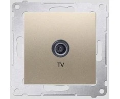 Kontakt-Simon SIMON54 antenos lizdas TV galutinis aukso - DAK1.01 / 44