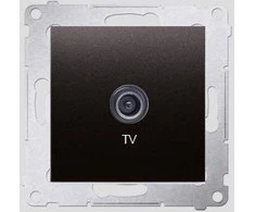 Kontakt-Simon SIMON54 antenos lizdas TV galutinis antracitas (DAK1.01 / 48)