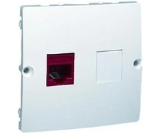 Kontakt-Simon Kompiuterio lizdas vienas BASIC MUDUQ RJ45 kat. 5E balta - BNF51.02 / 11