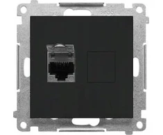 Kontakt Simon GN.1-KR.COM.RJ45 K.6 P. Juodas M.SIMON55