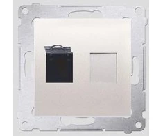 Kontakt Simon GN.COMP.RJ45 CAT6 SHIFT CREM SIMON54