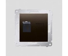 Kontakt-Simon SIMON54 kompiuterių lizdai RJ45 cat.6 su bronzos diafragma - D61.01 / 46