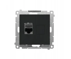 Kontakt Simon GN.1-KR.COM.RJ45 K.6E P.Juodas M.SIMON55