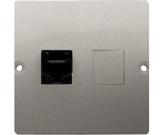 „Kontakt-Simon Simon Basic“ vienas satino telefono lizdas RJ12 (BMT1.02/29)