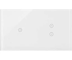 Kontakt-Simon Jutiklinis skydelis Kontakt-Simon 54 Touch DSTR213/70 du moduliai vienas jutiklinis laukas du vertikalūs jutikliniai laukai perlamutrinė balta