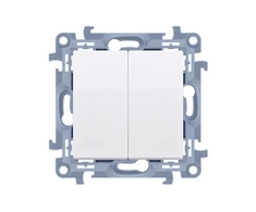 Kontak Simon KONTAKT SIMON 10 MODUŁ Baltas PRZYCISK 2X 2Z ZACISKI ŚRUBOWE 10AX 250V
