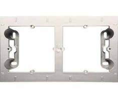 Kontakt Simon DPN2/41 Simon 54 Premium Virštinkinė dėžutė dvigubai kreminės spalvos lėkštei DPN2/41