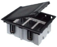 Kontakt-Simon Floor Box Double 4xK45 + SM202 / 9 pilka (SF210 / 1)