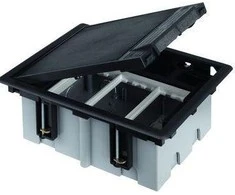 Kontakt-Simon Floor Box Single 2xK45 + SM102 / 9 pilka (SF110 / 1)