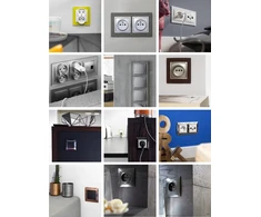 Kontakt-Simon Ramka Nature* DRN4/87 4-krotna juoda orzech