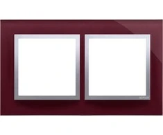 Kontakt-Simon Dvigubas rėmelis Simon 54 Nature glass plum (DRN2 / 89)