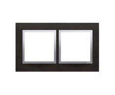 Kontakt-Simon SIMON54 Dvejopo rėmelio nature metalo inox yin - DRN2 / 78
