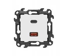 Kontakt-Simon Simon 24 Įkroviklis USB podwójna balta NEC2CAQ.01/11