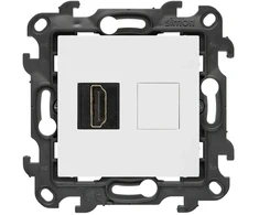 Kontakt Simon Kontaktai-Simon Simon 24 Lizdas HDMI 2.1 single balta NGHDMI121.01/11