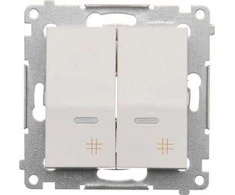 Kontakt Simon DW7/2L.01/11 JUNGTIS SIMON54 BALTA