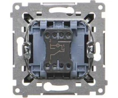 Kontakt-Simon Simon 54 Laiptų jungtis su LED pašvietimu (modulis) 16AX 250V sraigtiniai terminalai juodas kilimėlis DW6AL.01 / 49