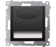 Kontakt-Simon Simon 54 LED šviestuvas 14V DC 0,56 W neutrali balta 4000 K mat juoda!Reikalingas 14V maitinimo šaltinis DOS14B.01/49