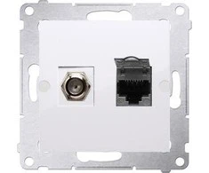 Kontakt Simon GALUTINIS LIZDAS DASFRJ45.01/11-SIMON54 TIPAS F + RJ45