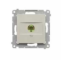 Kontakt-Simon Simon 54 atskira TV antenos lizdas (modulis). Individualiam įrengimui kašmyro spalvos (DAK1.01/42)