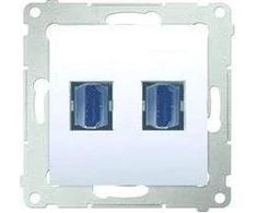 Kontakt Simon DVIGUBAS LIZDAS HDMI DGHDMI2.01/11-SIMON54