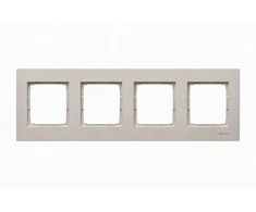 Kontakt-Simon Simon 54 Premium 4 kartų rėmelis kartoninėms-gipso plokštėms IP20 / IP44 kašmyro (DRK4/42)