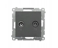 Kontakt Simon GN.ANTEN.R-TV END.GRAPHITE.MAT SIMON55