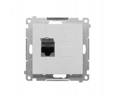 Kontakt Simon GN.1-KR.KOM.RJ45 K.6 P. ALU.MAT SIMON55