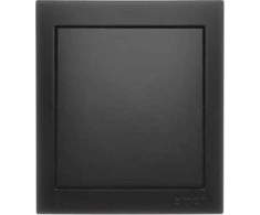 Kontakt-Simon Simon Aquaclick Teisingas mygtukas be piktogramos, 10 AX, 250 V juoda ACP1 / 49