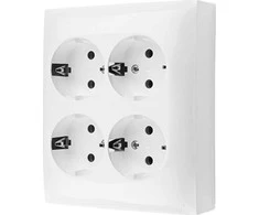 Kontakt Simon GN.4-KR.SCHUKO IP20 Baltas AQUACLICK
