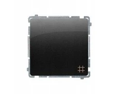 Kontakt Simon BMW7.01/49 Simon Basic kryžminė jungtis (modulis) 10AX, 250V, juodi varžtiniai gnybtai BMW7.01/49