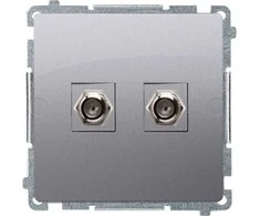 Kontakt Simon GN.2-KR.ANTENNA F STEEL INOX BASIC