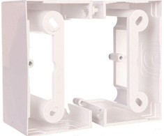 Kontakt-Simon Simon Basic Noos 40 mm vienadozė pleistro dėžutė (1 vnt = 2 vnt) sidabro PSCS / 43 mat