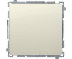 Kontakt-Simon Simon Basic Przycisk pojedynczy zwierny 10AX 250V smėlio spalva (BMP1.01/12)