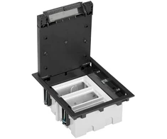 Kontakt-Simon Simon Connect grindų dėžutė KF, atitinka SF310/14, reguliuojama 93-128 mm, 6 x K45 moduliai, grafito spalvos (KF610/14)