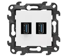 Kontakt Simon Kreipkitės-Simon Simon Lizdas USB A 3.0 duomenų perdavimui double balta NGUSB23.01/11