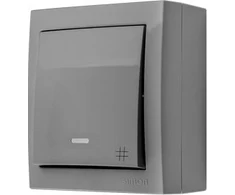 Kontakt Simon SUSISIEKTI SU SIMONU Simonu Aquaclick Cross jungtis, 10 AX, 250 V pilka ACW7/16
