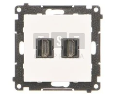 Kontakt Simon GN.2-KR.HDMI MATINĖ BALTA SIMON55