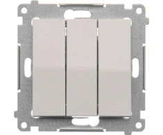 Kontak Simon TRIPLE SWITCH WITH BACKLIGHT DW31L.01/11-SIMON54 250 V 10 A