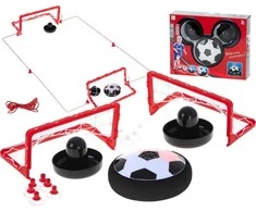 Kontext Šviečiantis stalo kamuolys Hoverball + vartai