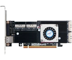 „Areca“ valdiklis „Areca ARC-1689-32I“ MCIO adapteris 4x MCIO x8 prievadai iki 32 NVMe SSD PCIe 5.0 x16
