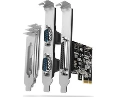 AXAGON PCI-Express kortelė su viena lygiagrečia ir dviem nuosekliosiomis jungtys 250 kbps | PCEA-PSN