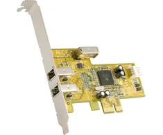 Valdiklis Dawicontrol PCie x1 – 3x FireWire 400 (DC-1394)